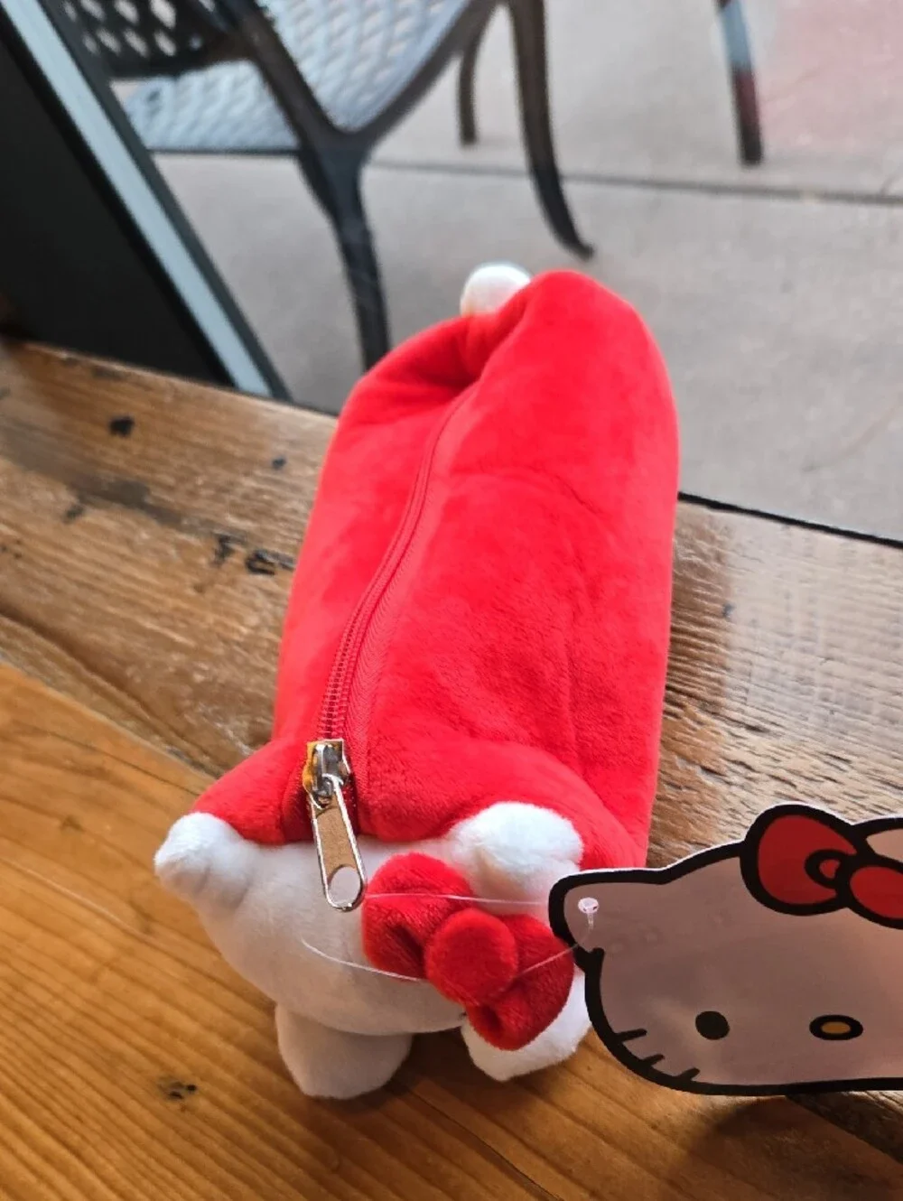 Hello Kitty Soft Plush Multi-Function Storage Case, Sanrio Plush Bag Charm